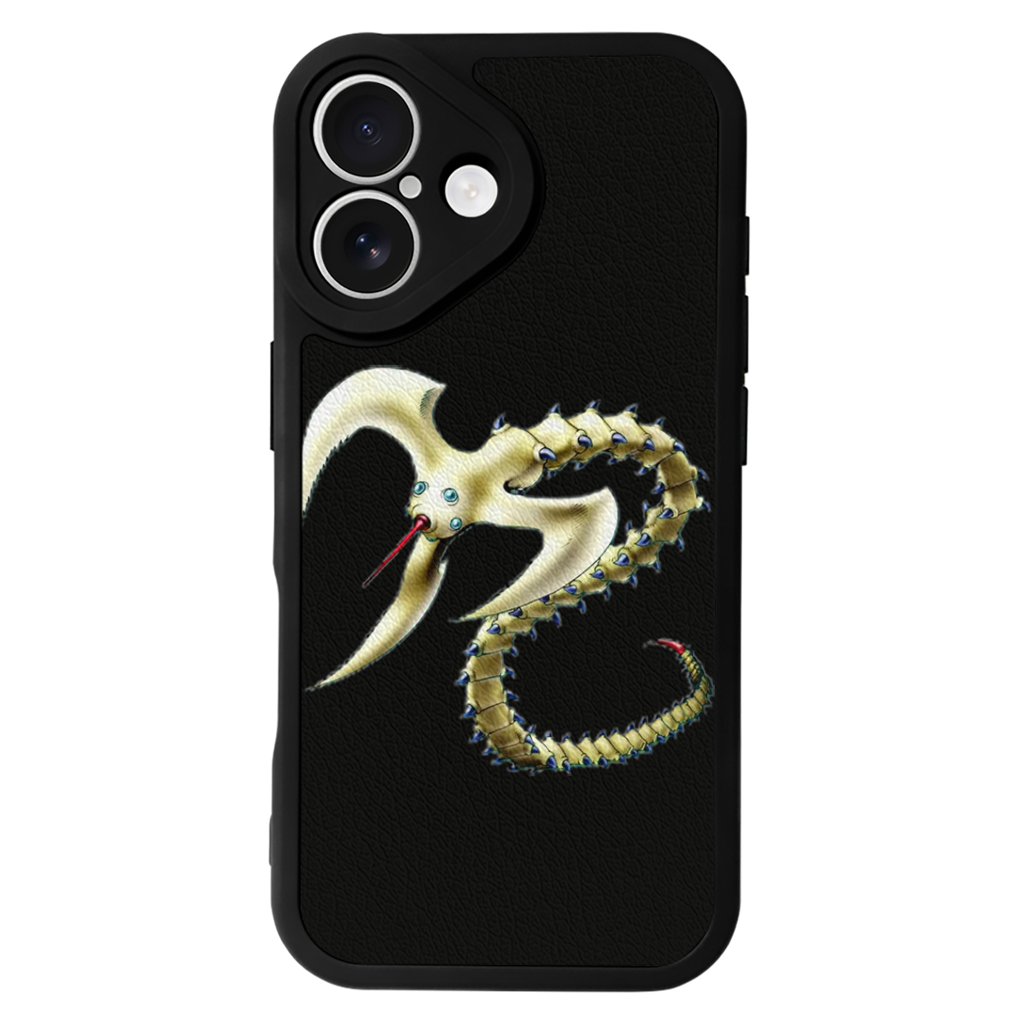 （画像用） 遊☆戯☆王 Yu-Gi-Oh! 【iPhone 16シリーズ対応】シリコンスマホケース（レザー調） 材質：シリコン